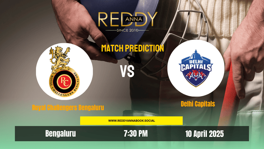 Read more about the article IPL 2025: Match 24, RCB vs DC | Reddy Anna Match Prediction