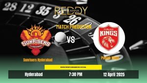 Read more about the article IPL 2025: Sunrisers Hyderabad VS Punjab Kings | Match 27 | Reddy Anna Prediction